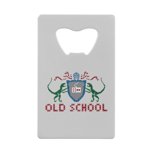 8 Bits Old School Velociraptor Bottle Opener (Front)