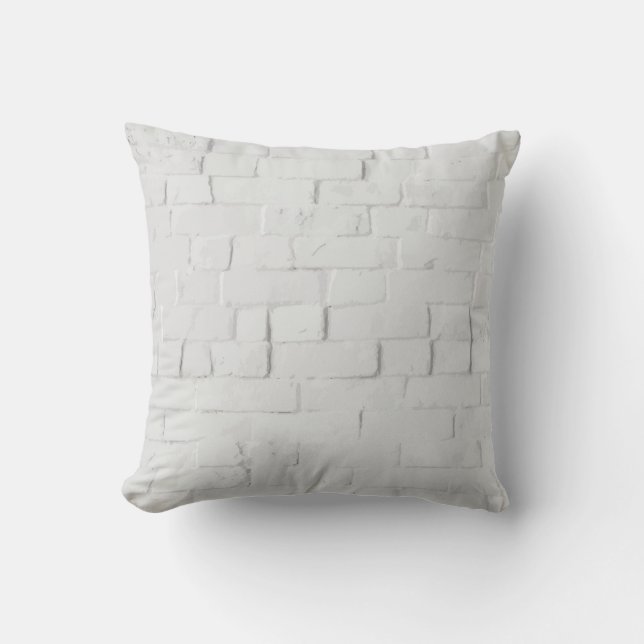 8 Colors - White - abstract design on Cushion (Front)