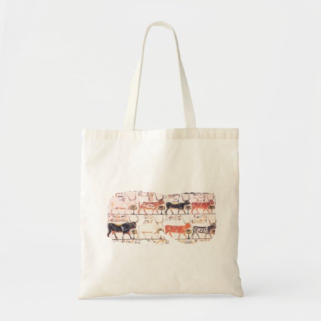 8 cows tote bag (Front)