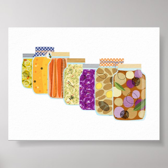 #8 Food Canning Jars  Poster (Front)