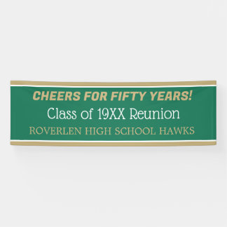 8 ft Banner! Edit the year! Class reunion Banner
