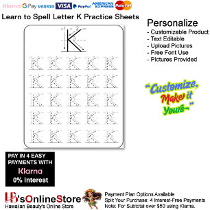 8 Learn To Spell Letter K Teacher Home Schooling