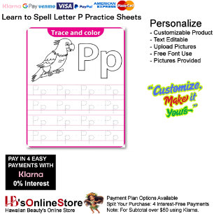 8 Learn To Spell Letter P Teacher Home Schooling