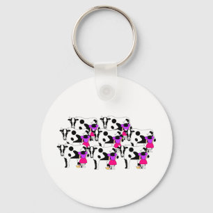 8 Maids Milking Key Ring