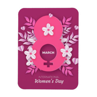8 March - International Women's Day Magnet