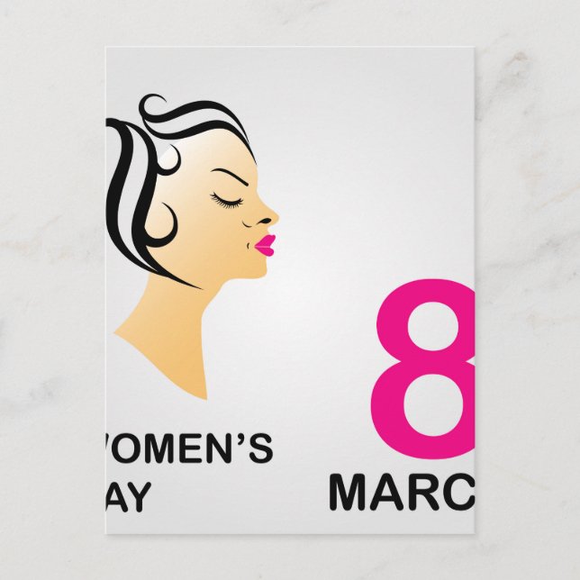8 march International women's day Postcard (Front)