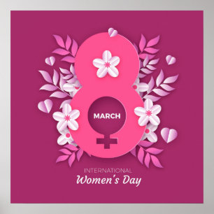 8 March - International Women's Day Poster