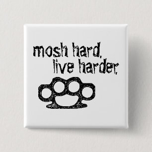 8 Mosh 15 Cm Square Badge