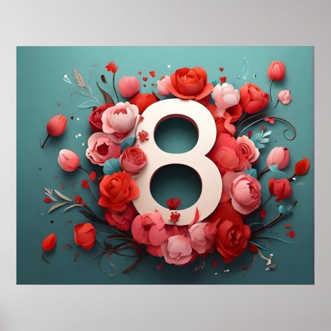 8 of march design poster (Front)