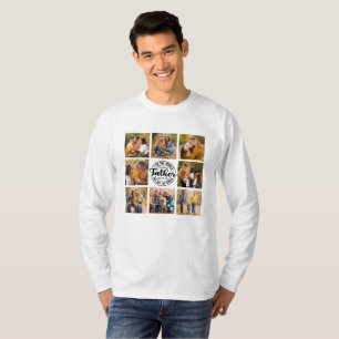 8 Photo Collage All Occasion World's Best Father T-Shirt