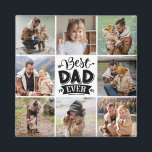 8 Photo Collage Father's Day Best Dad Ever Magnet<br><div class="desc">Create your own, Dad Photo Collage for Christmas, Birthdays, Weddings, Anniversaries, Graduations, Father's Day, Mother's Day or any other Special Occasion, with our easy-to-use design tool. Add your favourite photos of friends, family, vacations, hobbies and pets and you'll have a stunning, one-of-a-kind photo collage. Our custom photo collage is perfect...</div>
