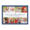 8 Photo Collage Holiday Photocard - Navy