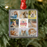 8 Photo Collage I Believe In Santa Paw Name & Date Metal Tree Decoration<br><div class="desc">Create Your Own Personalized,  I Believe In Santa Paws With Name and Date,  8 Photo Collage. Add Your Own Photos,  Add a Name,  Add a Date and Make It Your Own.</div>