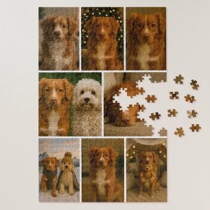 8 Photo Collage Personalised Custom Jigsaw Puzzle