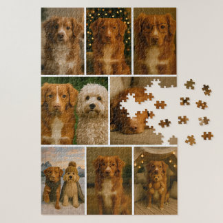 8 Photo Collage Personalized Custom Jigsaw Puzzle