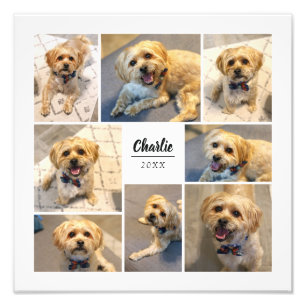 8 Photo Collage Personalized Photo Print