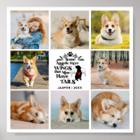 8 Photo Collage Pet Dog Loss Remembrance