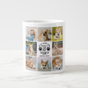 8 Photo Collage Pet Memorial Remembrance  Large Coffee Mug
