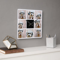 8 Photo Collage - with black accent colour