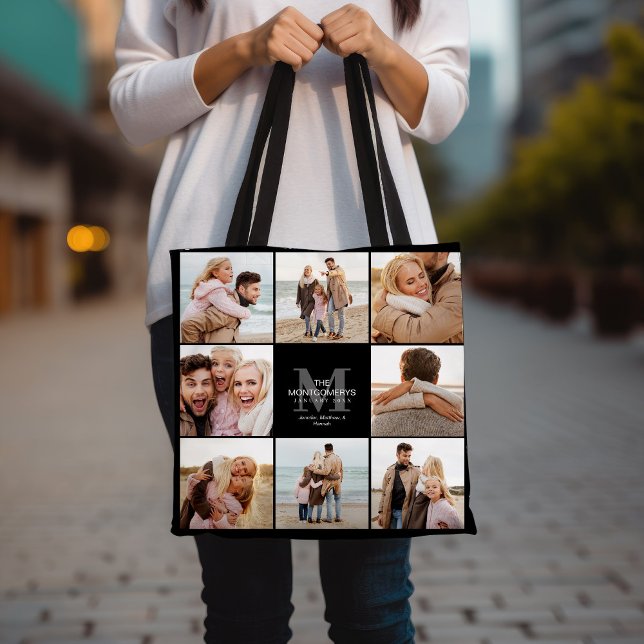 8 Photo Family Photo Collage Tote (Creator Uploaded)