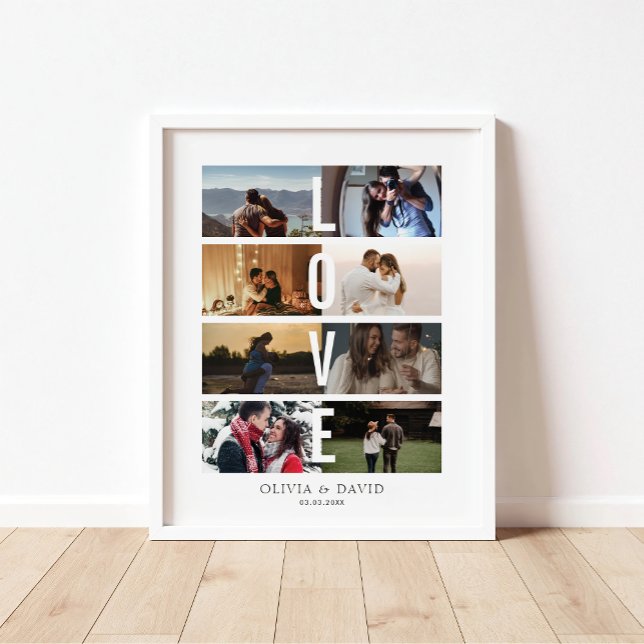 8 Photo Love Collage Poster (Creator Uploaded)