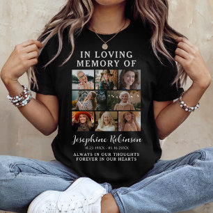 8 Photo Memorial Collage T-Shirt