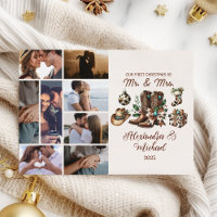 8 Photo Western First Christmas As Mrs and Mr