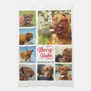 8 Picture Family Photo ✨ Christmas Collage Custom Tea Towel