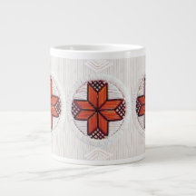 8 Pointed Star Quill Inspired Mug Design