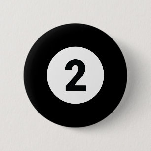 8 Pool Ball 2 Billiards Costume Halloween Group Ma 6 Cm Round Badge