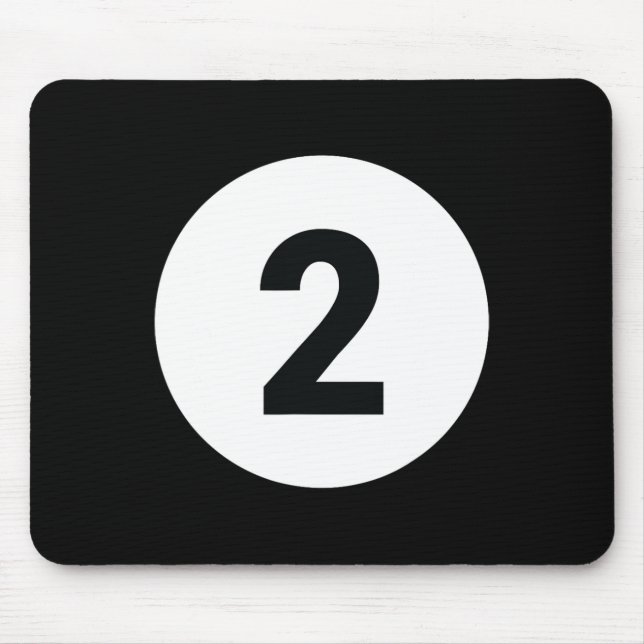 8 Pool Ball 2 Billiards Costume Halloween Group Ma Mouse Pad (Front)