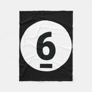 8 Pool Ball 6 Billiards Costume Halloween Group Ma Fleece Blanket