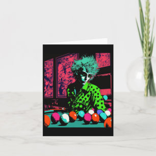 8-pool Billiard Fans Retro Pop Art Style Billiards Card