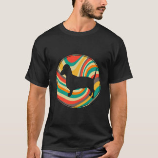 8 Retro Vintage  Dachshund Dog Breed T-Shirt