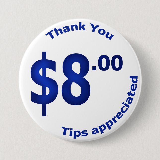 $8 Sales Button (Front)