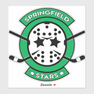 8" Springfield Stars Window Clings
