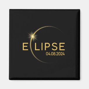 8 Total Solar Eclipse 2024 Magnet
