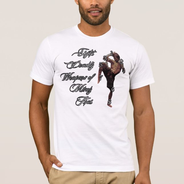 8 Weapons Muay Thai Tee (Front)