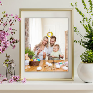 8" x 10" Family Photo Premium Easter Satin Print