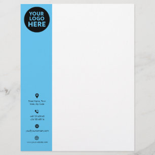 8" x 11" Custom Logo Letterhead