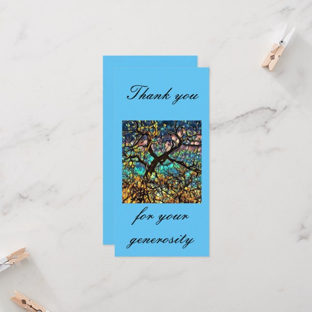 8" x 4" Flat Card (Front/Back In Situ)