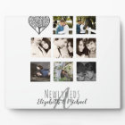 8 x PHOTO COLLAGE Newlyweds Personalised WEDDING