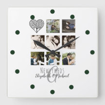 8 x PHOTO COLLAGE Newlyweds Personalised WEDDING