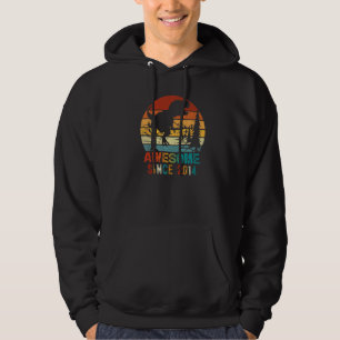8 Year Old Awesome Since 2014 8th Birthday Dinosa Hoodie