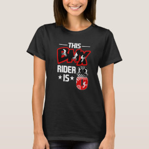8 Year Old Bike Riders Bmx Birthday Party Decorati T-Shirt