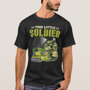 8 Year Old Birthday Soldier Boys Military Themed C T-Shirt