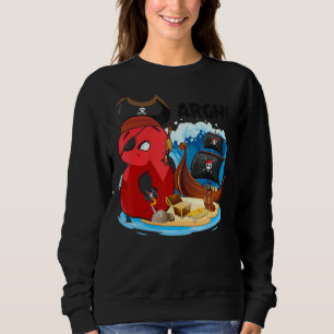 8 Year Old Pirate Birthday Pirates Ship Arr 8th Bi Sweatshirt