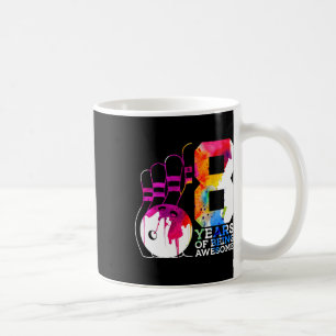 8 Years Of Being Awesome Bowling 8th Birthday  Coffee Mug