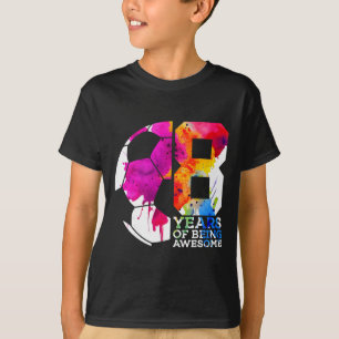 8 Years Of Being Awesome Soccer 8th Birthday _1 T-Shirt