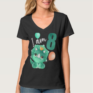 8 Years Old 8 Birthday Outfit Boy Girl Unicorn T-Shirt